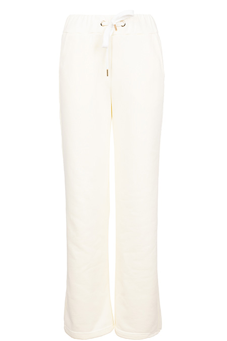 Ženska jednobojna trenerka širokih nogavica Tiffany Production